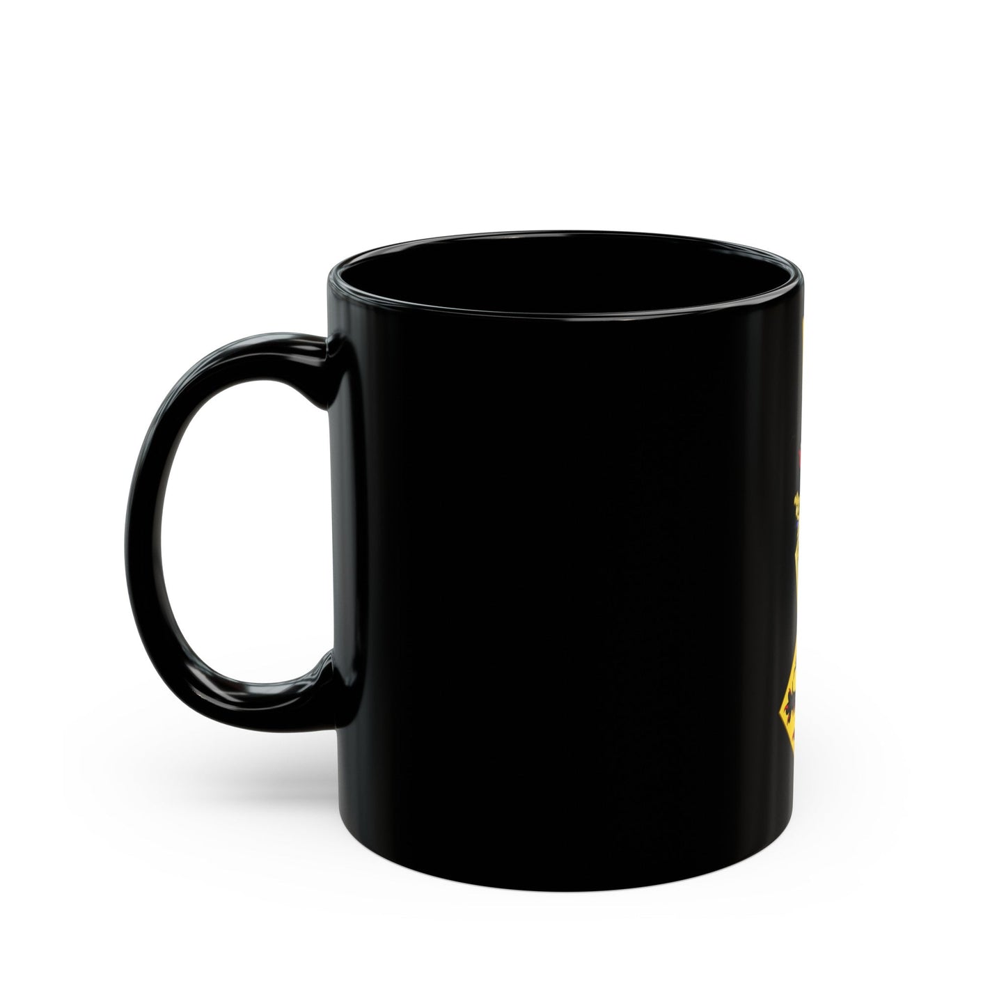 Coat of Arms of Flanders - Black Coffee Mug-The Sticker Space