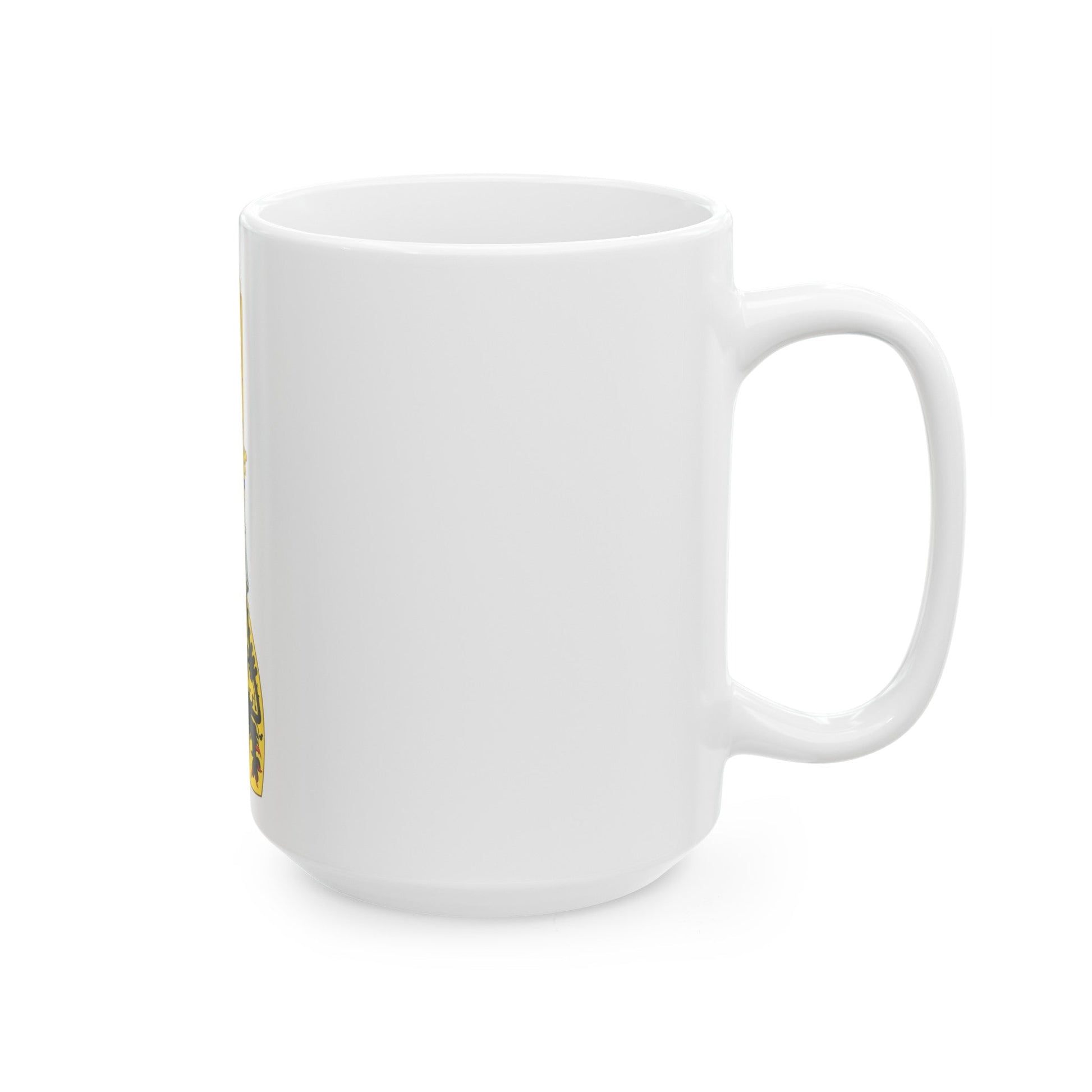 Coat of Arms of Flanders - White Coffee Mug-The Sticker Space