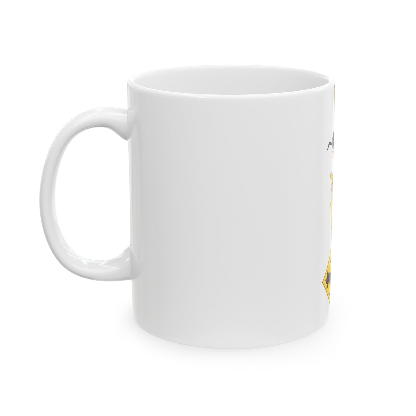 Coat of Arms of Flanders - White Coffee Mug-The Sticker Space