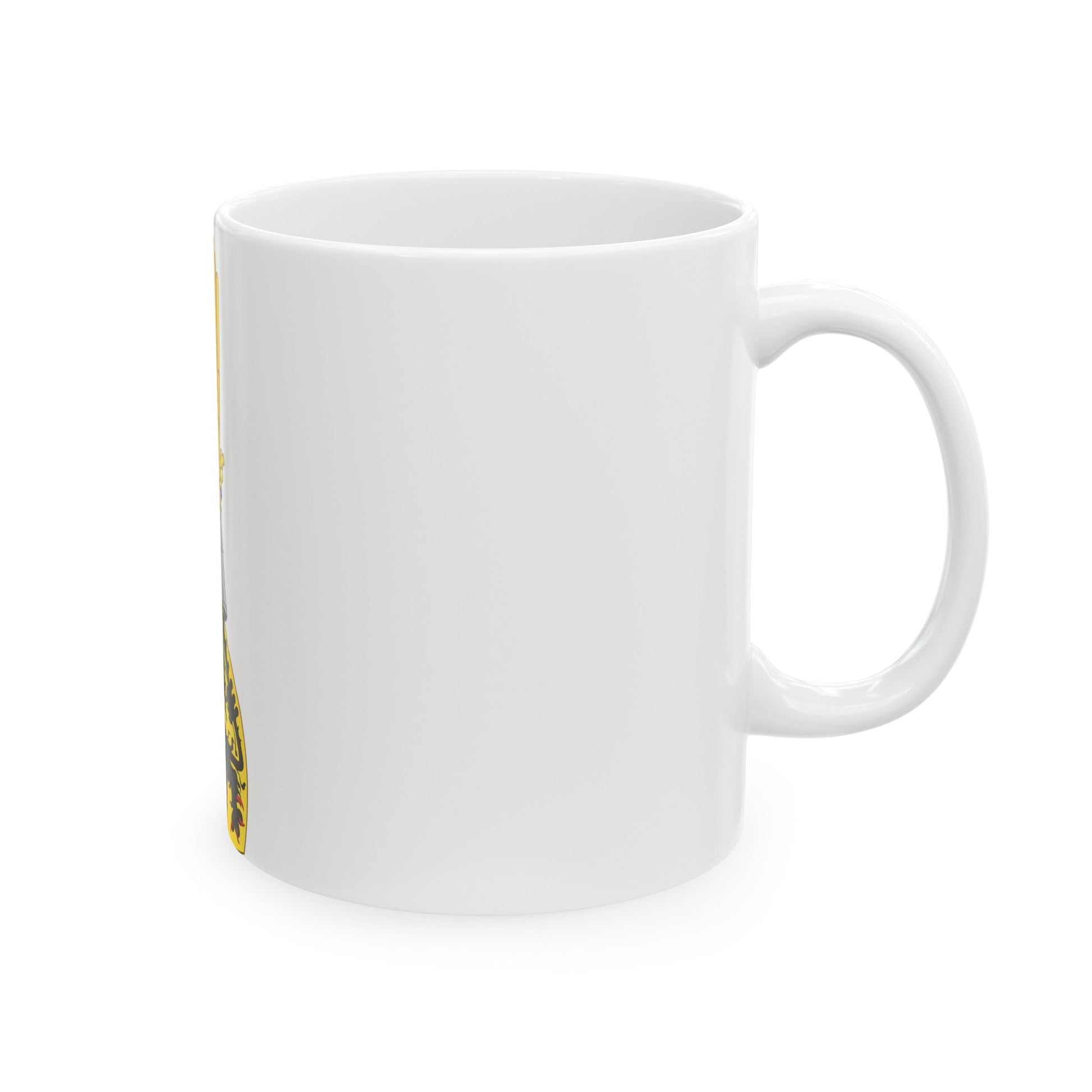 Coat of Arms of Flanders - White Coffee Mug-The Sticker Space