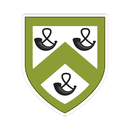 Coat of arms of Foster Rhode Island (United States) (Coat of Arms) STICKER Vinyl Kiss-Cut Decal 4 Inch White - The Sticker Space