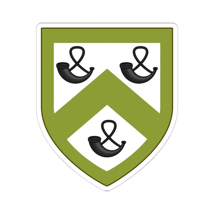 Coat of arms of Foster Rhode Island (United States) (Coat of Arms) STICKER Vinyl Kiss-Cut Decal 6 Inch White - The Sticker Space