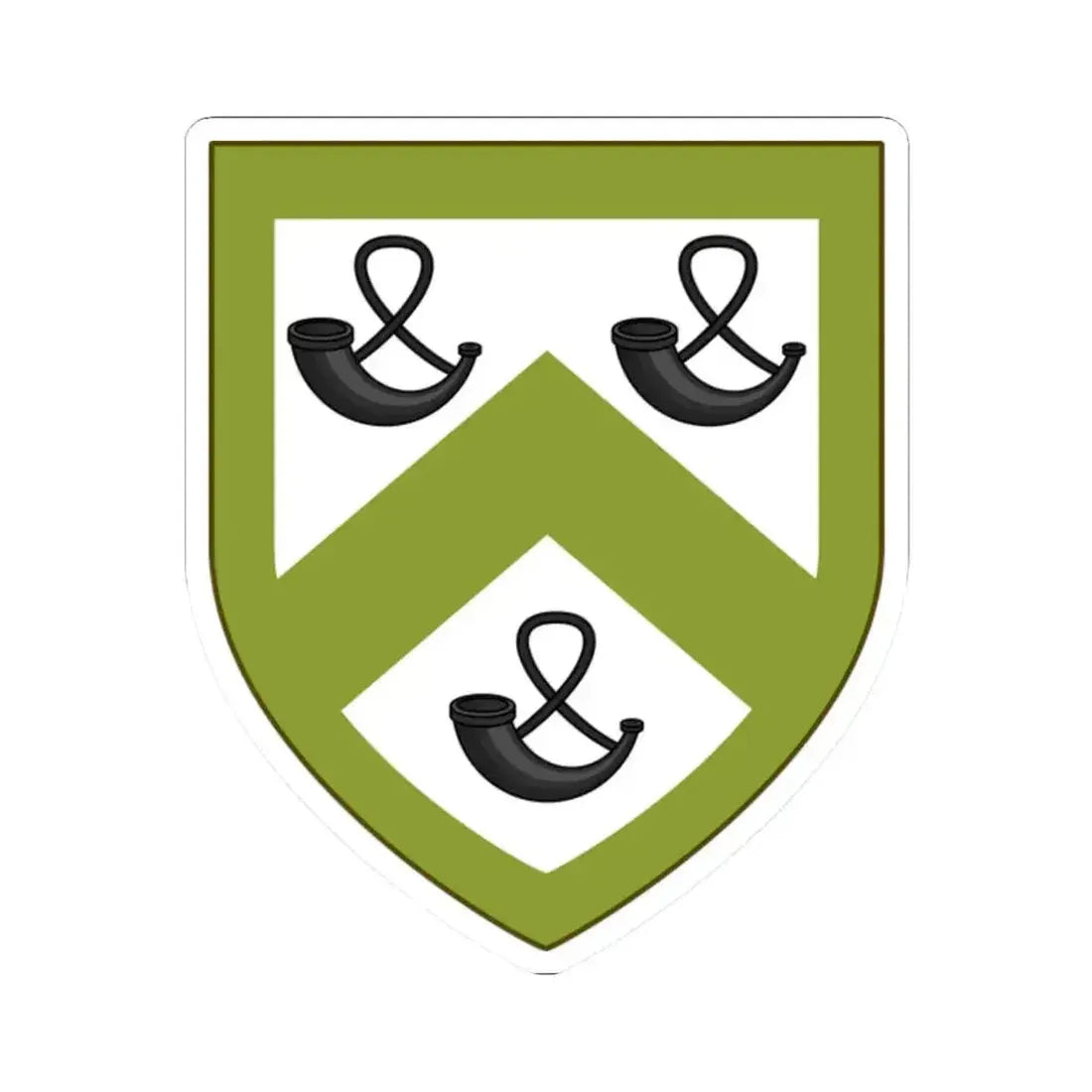 Coat of arms of Foster Rhode Island (United States) STICKER Vinyl Kiss-Cut Decal 2 Inch White - The Sticker Space