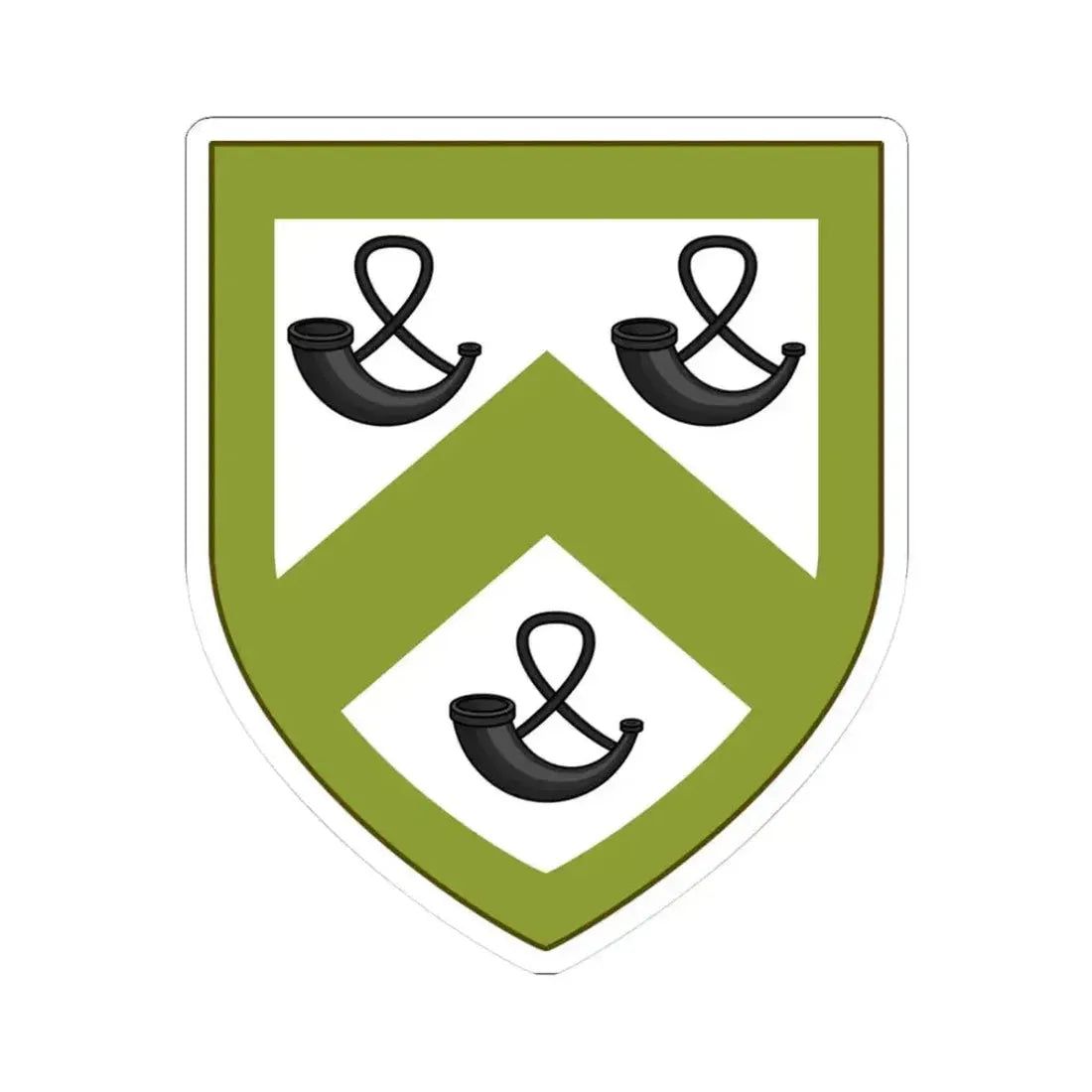 Coat of arms of Foster Rhode Island (United States) STICKER Vinyl Kiss-Cut Decal 3 Inch White - The Sticker Space