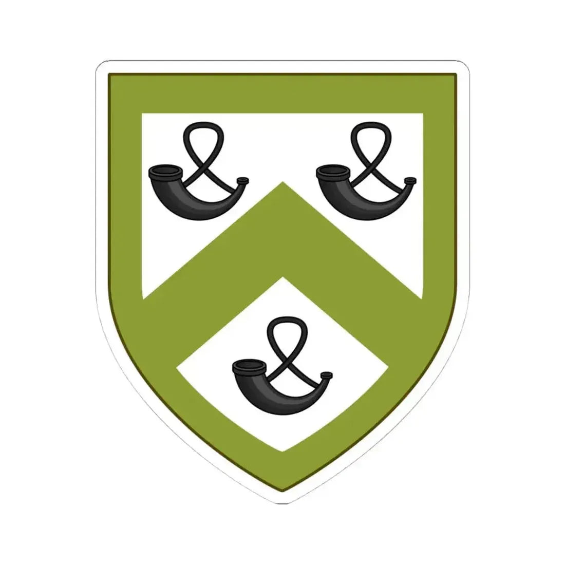 Coat of arms of Foster Rhode Island (United States) STICKER Vinyl Kiss-Cut Decal 4 Inch White - The Sticker Space