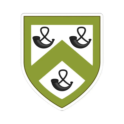 Coat of arms of Foster Rhode Island (United States) STICKER Vinyl Kiss-Cut Decal 4 Inch White - The Sticker Space