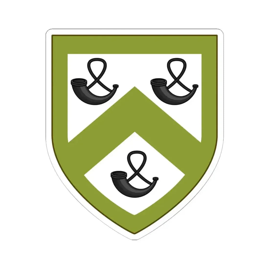 Coat of arms of Foster Rhode Island (United States) STICKER Vinyl Kiss-Cut Decal 6 Inch White - The Sticker Space