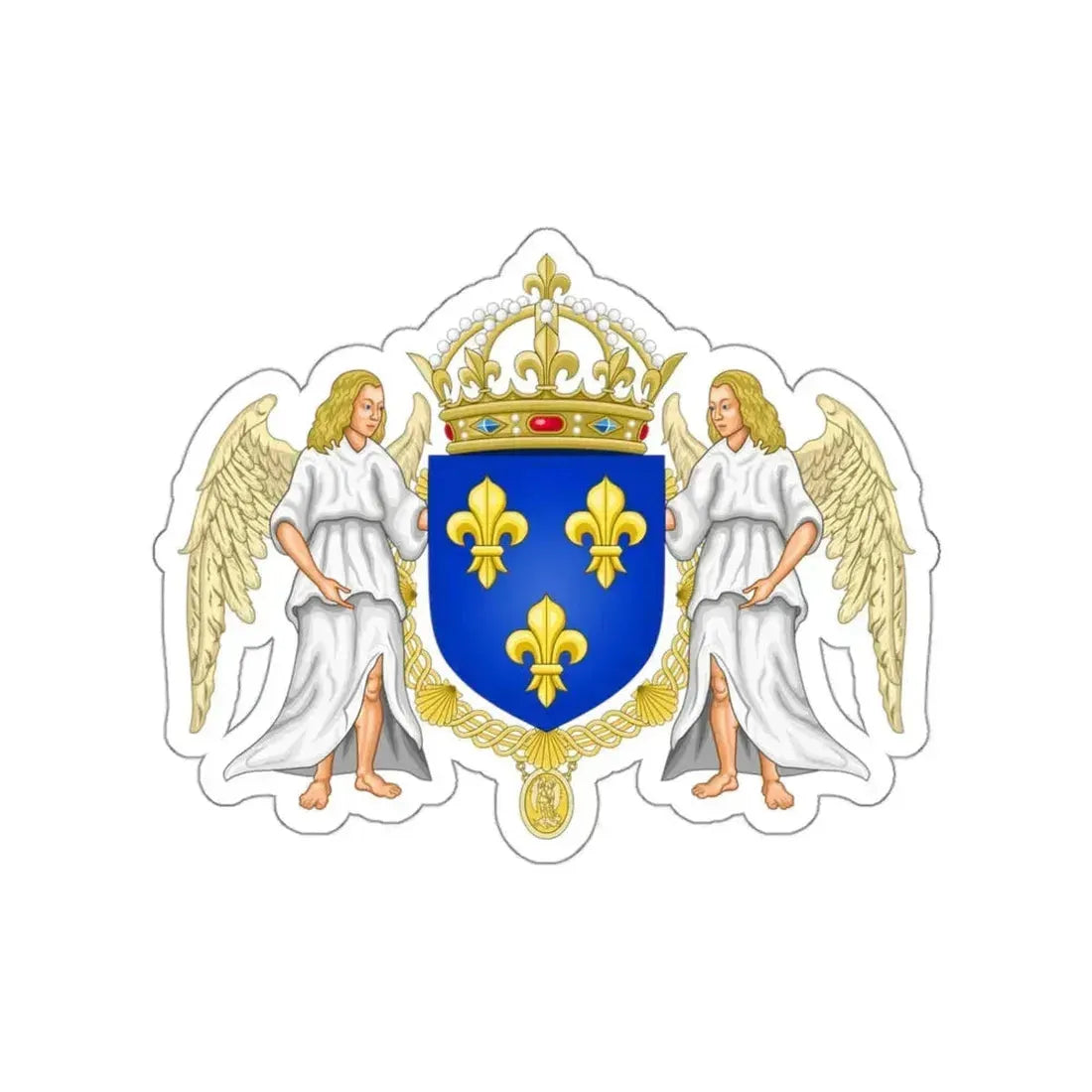 Coat of arms of France 1515-1578 STICKER Vinyl Die-Cut Decal 3 Inch - The Sticker Space