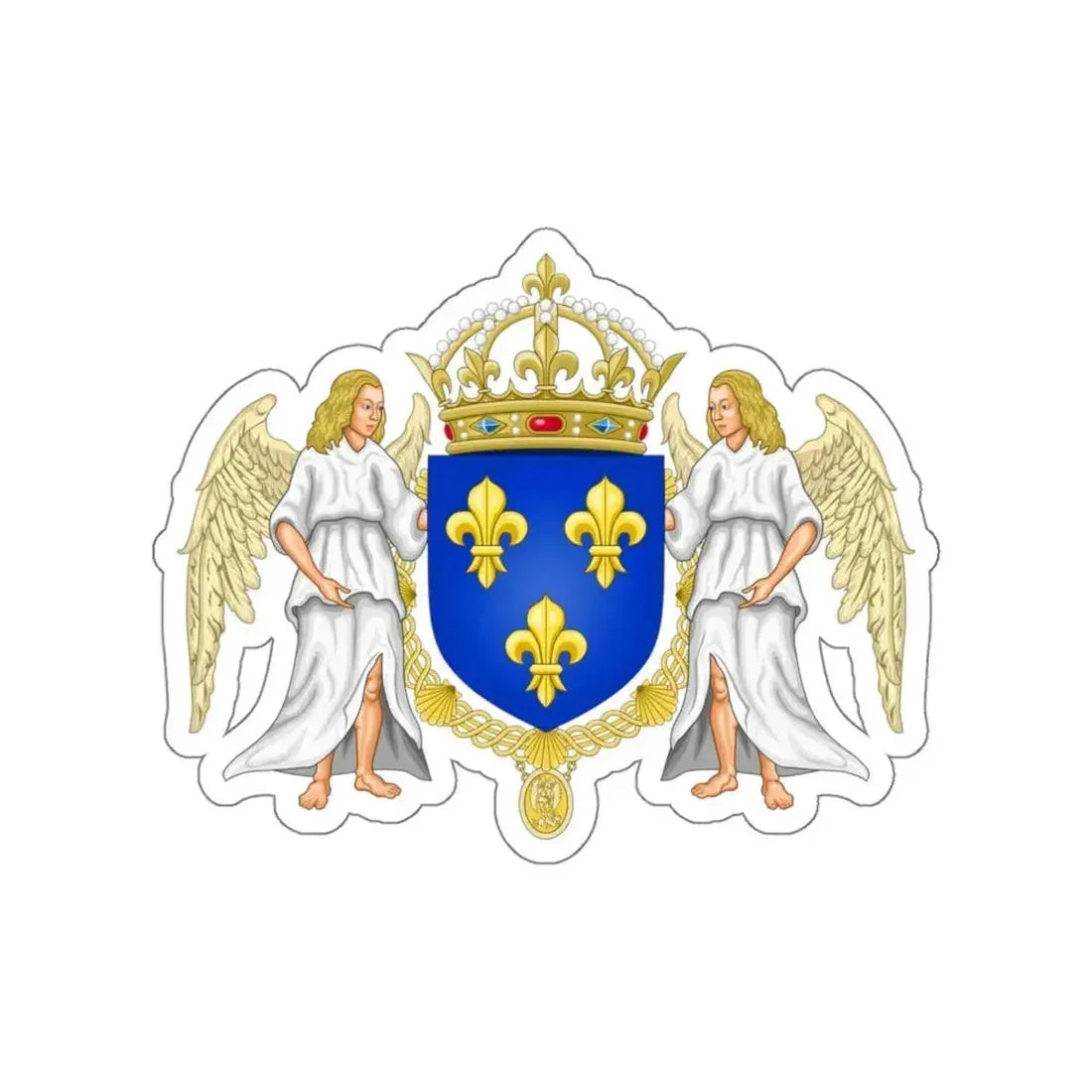 Coat of arms of France 1515-1578 STICKER Vinyl Die-Cut Decal 5 Inch - The Sticker Space
