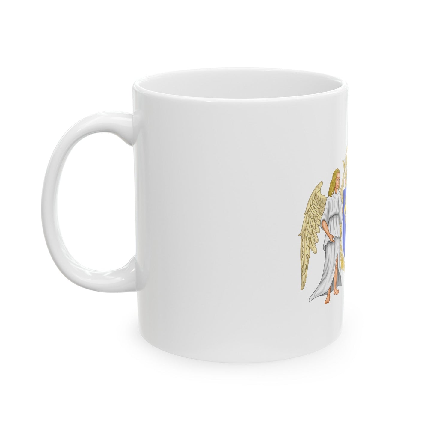 Coat of arms of France 1515-1578 - White Coffee Mug-The Sticker Space