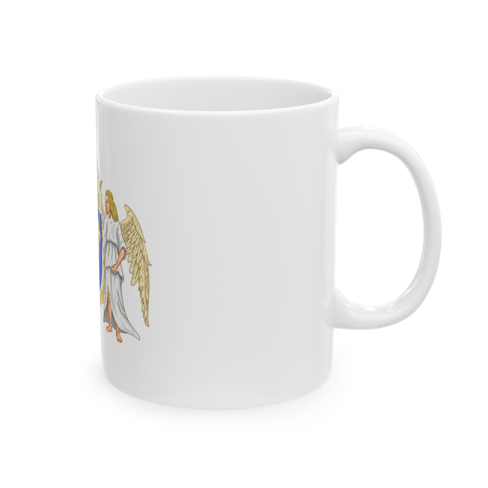 Coat of arms of France 1515-1578 - White Coffee Mug-The Sticker Space