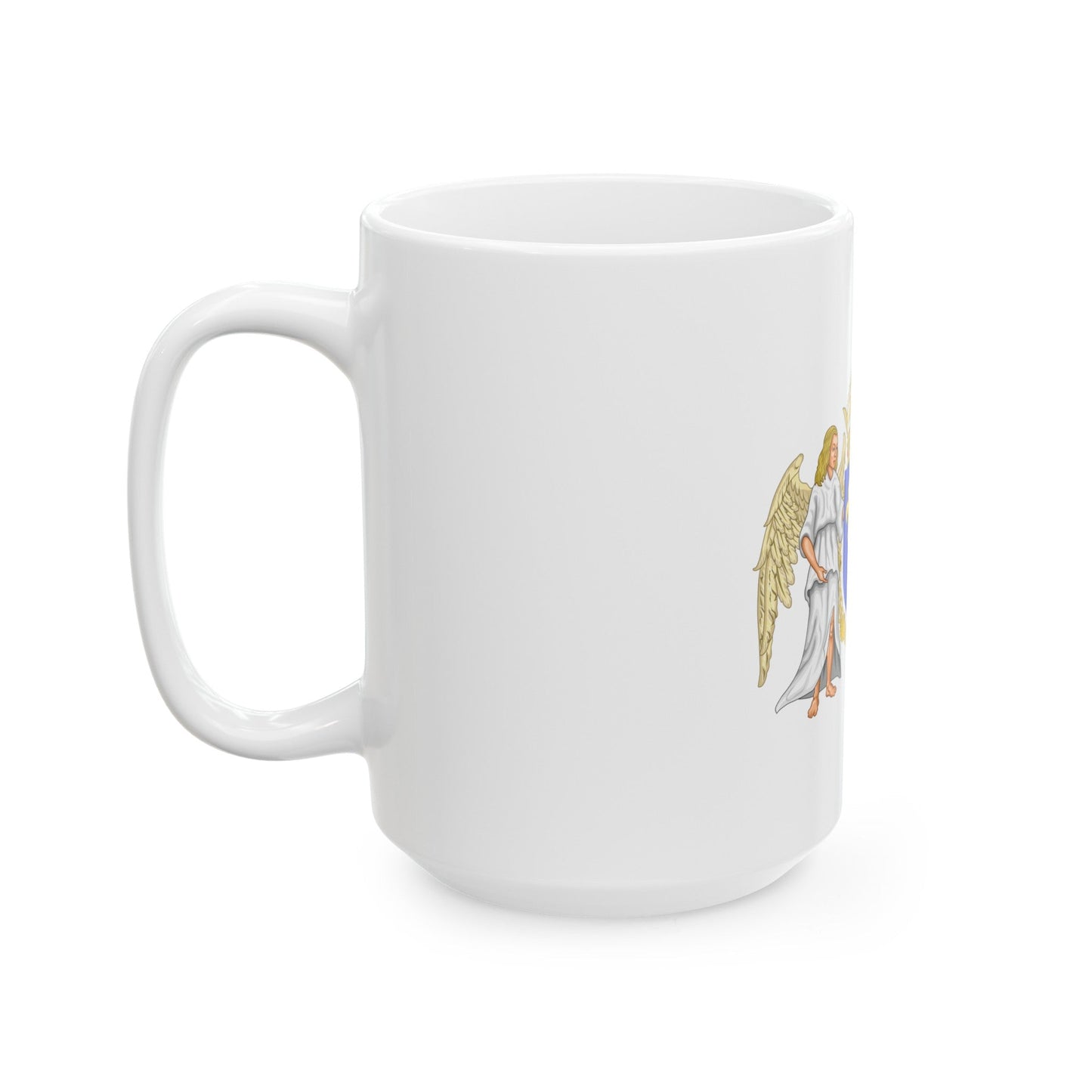 Coat of arms of France 1515-1578 - White Coffee Mug-The Sticker Space