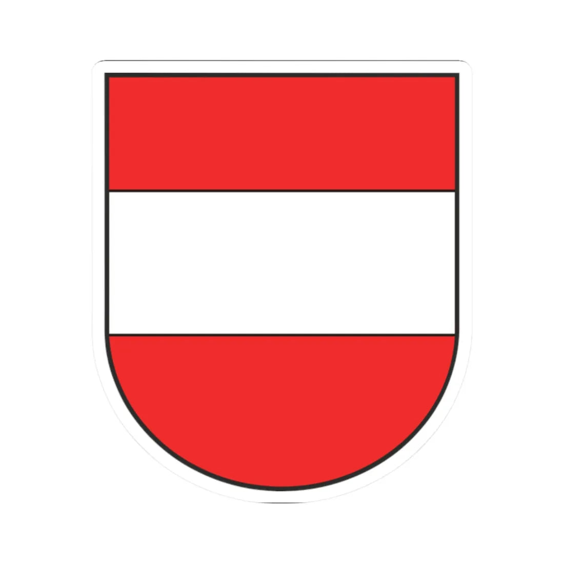 Coat of arms of Freistadt (Austria) (Coat of Arms) STICKER Vinyl Kiss-Cut Decal 2 Inch White - The Sticker Space