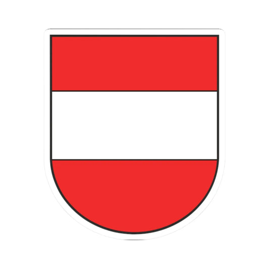 Coat of arms of Freistadt (Austria) (Coat of Arms) STICKER Vinyl Kiss-Cut Decal 2 Inch White - The Sticker Space