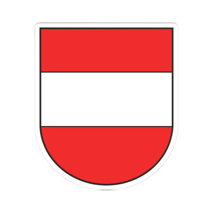 Coat of arms of Freistadt (Austria) (Coat of Arms) STICKER Vinyl Kiss-Cut Decal 3 Inch White - The Sticker Space
