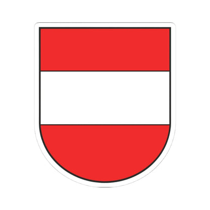Coat of arms of Freistadt (Austria) (Coat of Arms) STICKER Vinyl Kiss-Cut Decal 4 Inch White - The Sticker Space
