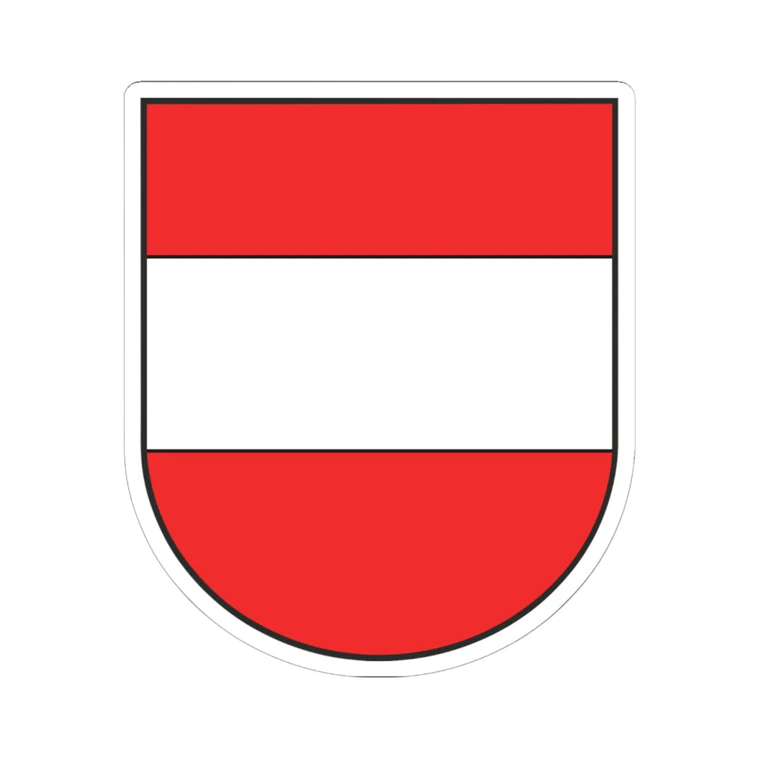 Coat of arms of Freistadt (Austria) (Coat of Arms) STICKER Vinyl Kiss-Cut Decal 6 Inch White - The Sticker Space