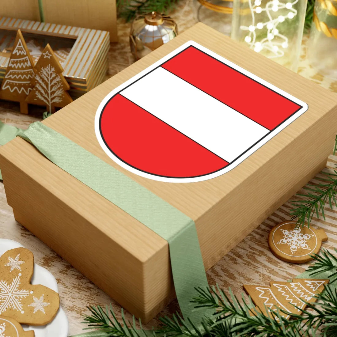 Coat of arms of Freistadt (Austria) (Coat of Arms) STICKER Vinyl Kiss-Cut Decal - The Sticker Space