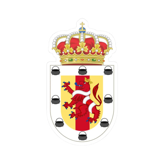 Coat of Arms of Frómista (Spain) (Coat of Arms) STICKER Vinyl Kiss-Cut Decal 2 Inch White - The Sticker Space