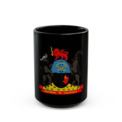 Coat of arms of Gazankulu - Black Coffee Mug-15oz-The Sticker Space