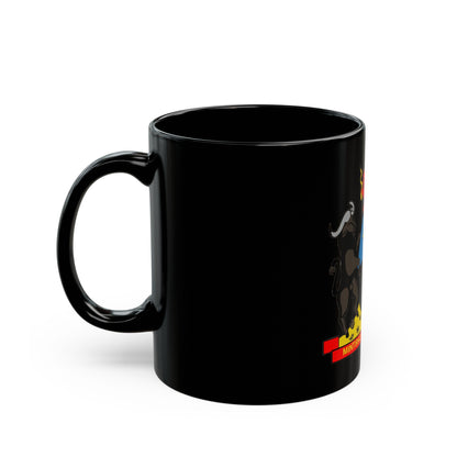 Coat of arms of Gazankulu - Black Coffee Mug-The Sticker Space