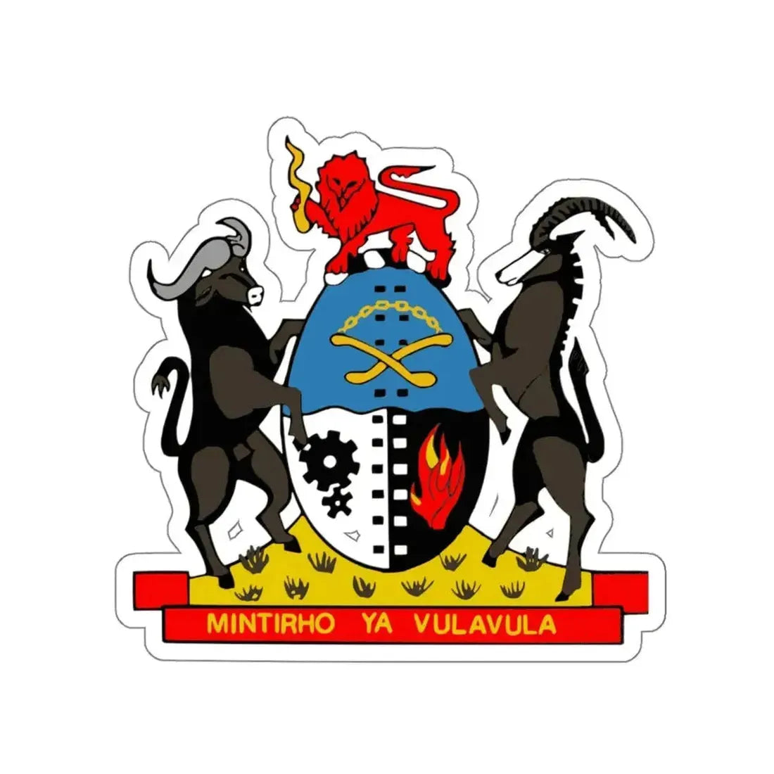 Coat of arms of Gazankulu STICKER Vinyl Die-Cut Decal - The Sticker Space