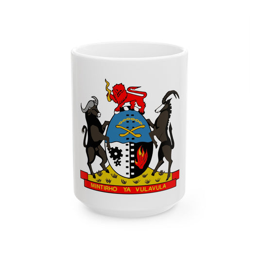 Coat of arms of Gazankulu - White Coffee Mug-15oz-The Sticker Space