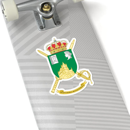 Coat of Arms of General Military Archives of Segovia (Spain) (Coat of Arms) STICKER Vinyl Kiss-Cut Decal - The Sticker Space