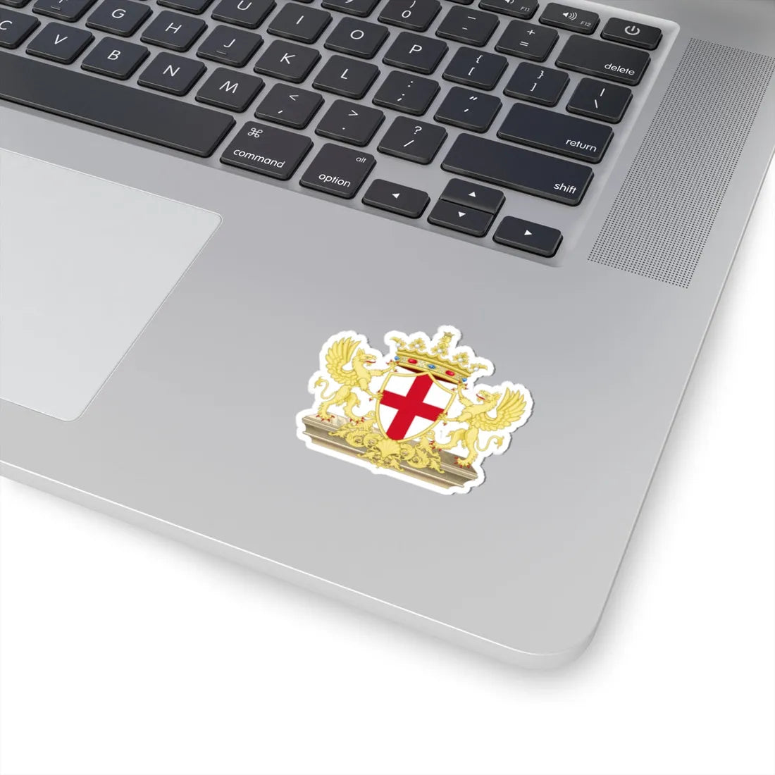 Coat of Arms of Genoa (Italy) (Coat of Arms) STICKER Vinyl Kiss-Cut Decal - The Sticker Space