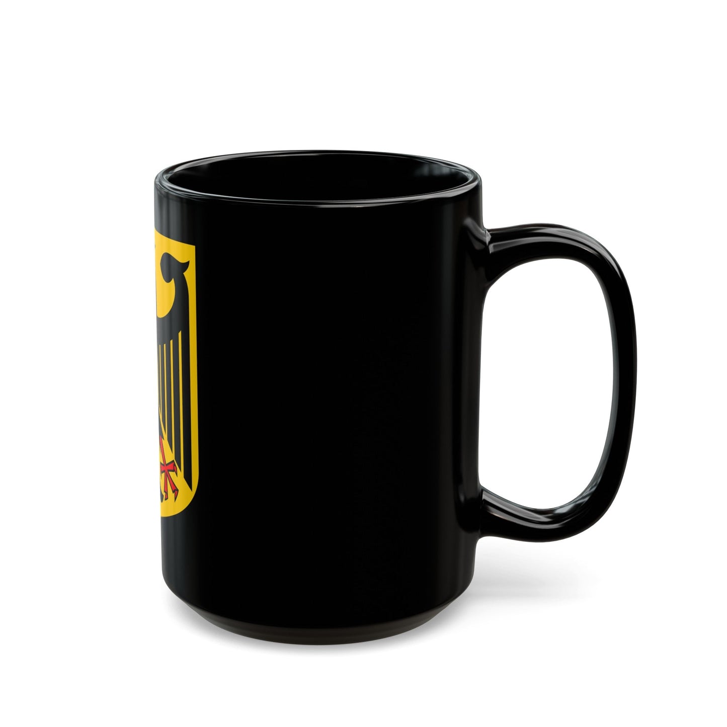 Coat of arms of Germany - Black Coffee Mug-The Sticker Space