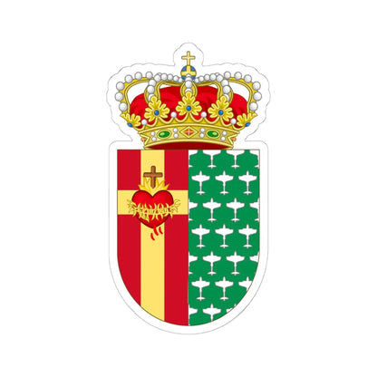 Coat of Arms of Getafe (Spain) (Coat of Arms) STICKER Vinyl Kiss-Cut Decal 6 Inch White - The Sticker Space