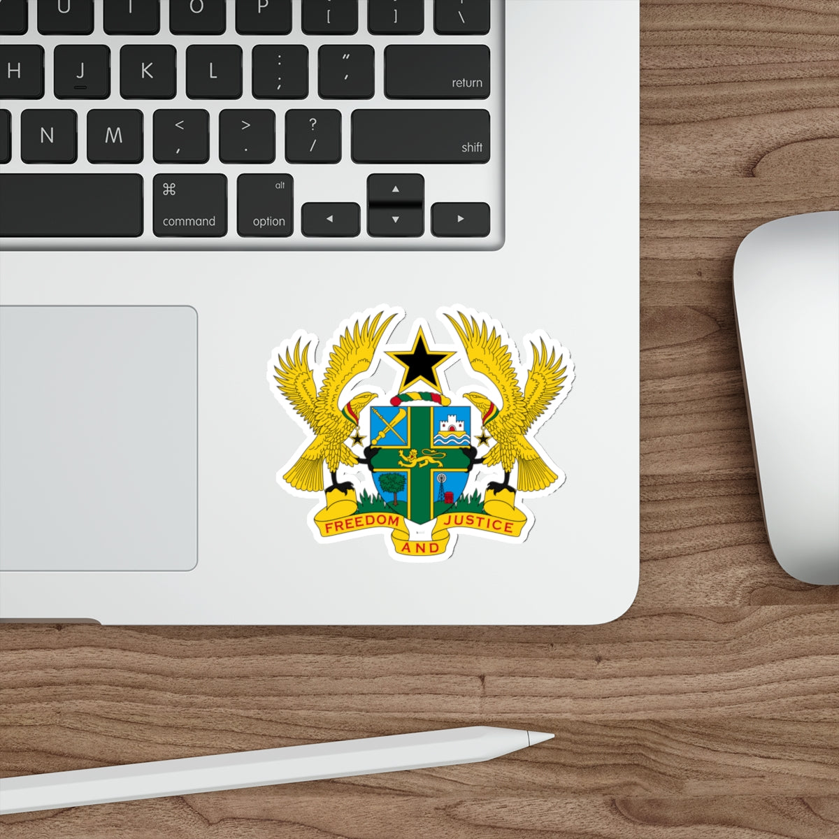 Coat of arms of Ghana STICKER Vinyl Die-Cut Decal-The Sticker Space