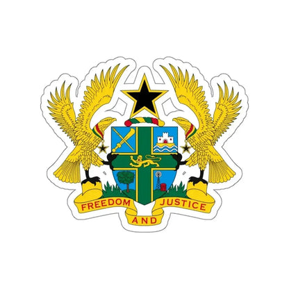 Coat of arms of Ghana STICKER Vinyl Die-Cut Decal - The Sticker Space