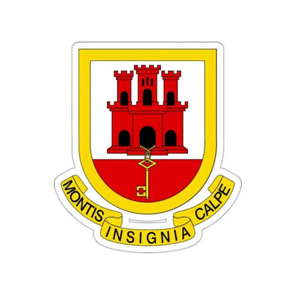 Coat of arms of Gibraltar STICKER Vinyl Die-Cut Decal 2 Inch - The Sticker Space