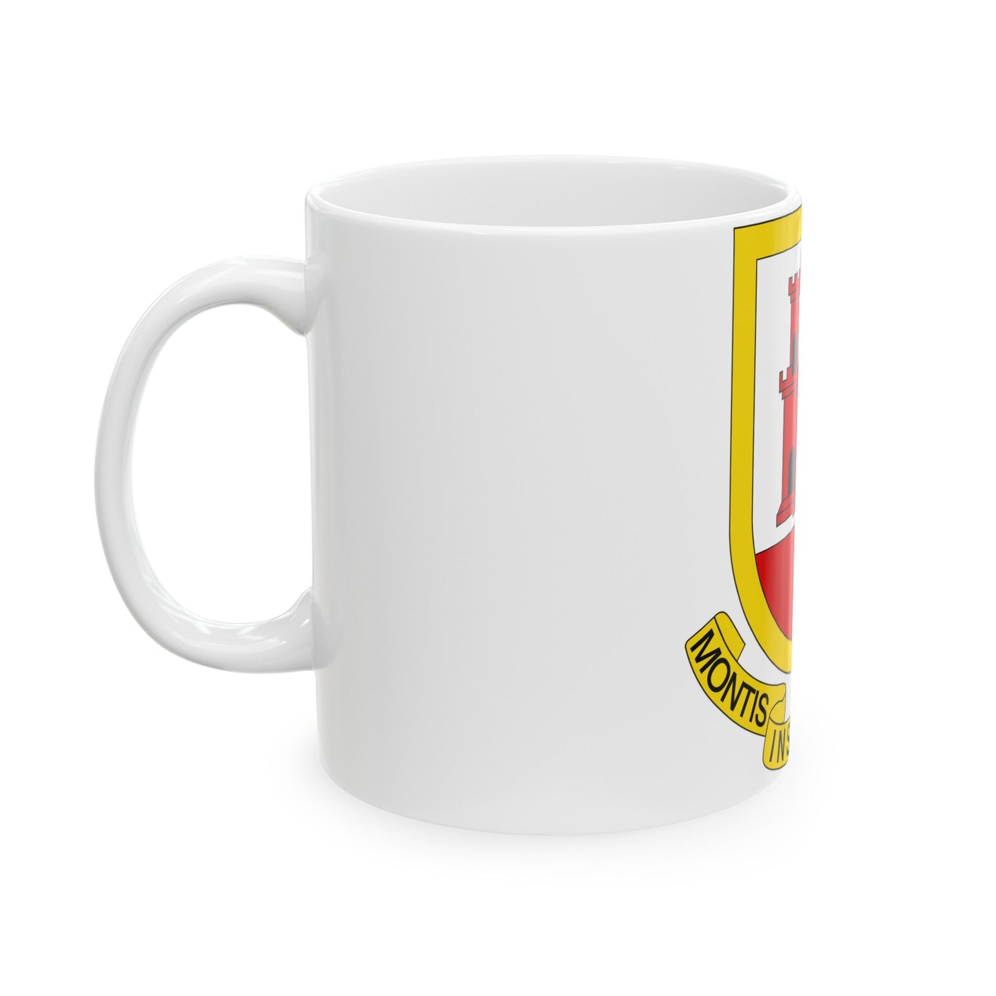 Coat of arms of Gibraltar - White Coffee Mug-The Sticker Space