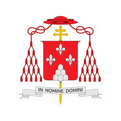 Coat of arms of Giovanni Battista Montini (Italy) (Coat of Arms) STICKER Vinyl Kiss-Cut Decal 2 Inch White - The Sticker Space