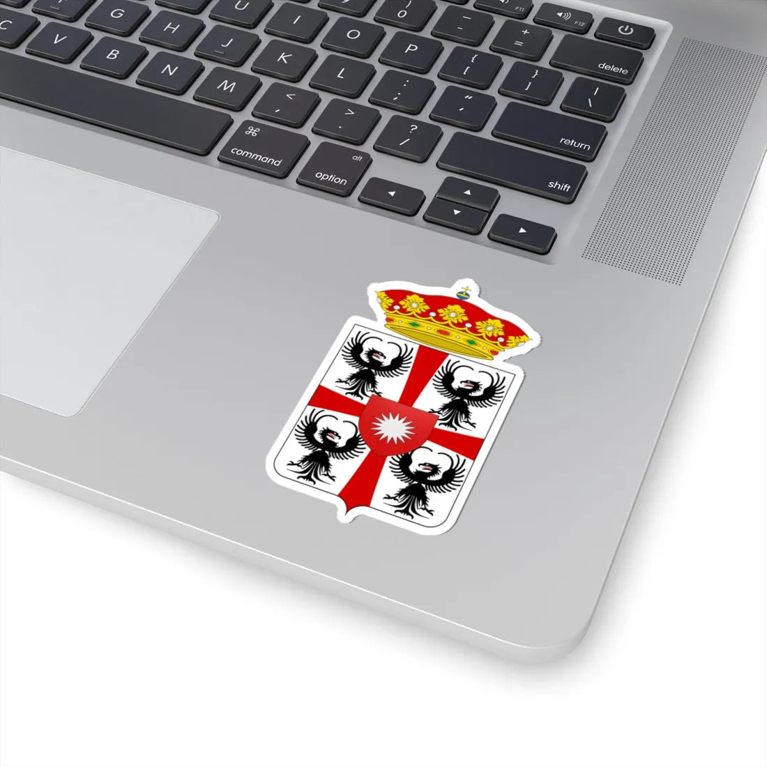 Coat of arms of Giulio Cesare Gonzaga di Bozzolo (Italy) (Coat of Arms) STICKER Vinyl Kiss-Cut Decal - The Sticker Space