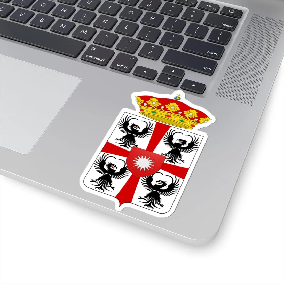 Coat of arms of Giulio Cesare Gonzaga di Bozzolo (Italy) (Coat of Arms) STICKER Vinyl Kiss-Cut Decal - The Sticker Space