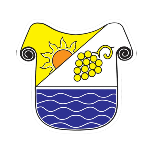 Coat of arms of Gornja Radgona (Slovenia) (Coat of Arms) STICKER Vinyl Kiss-Cut Decal 2 Inch White - The Sticker Space