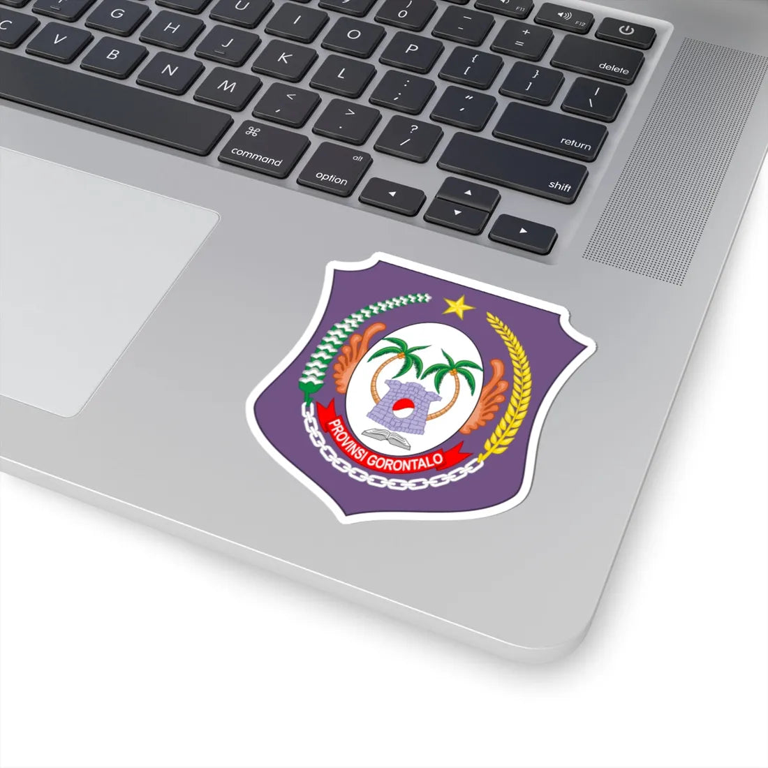 Coat of arms of Gorontalo (Indonesia) (Coat of Arms) STICKER Vinyl Kiss-Cut Decal - The Sticker Space