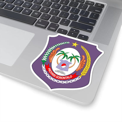 Coat of arms of Gorontalo (Indonesia) (Coat of Arms) STICKER Vinyl Kiss-Cut Decal - The Sticker Space