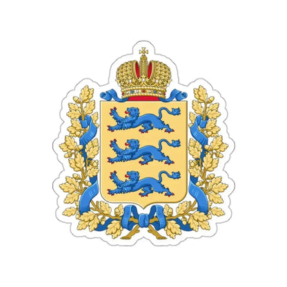Coat of arms of Governorate of Estonia STICKER Vinyl Die-Cut Decal 2 Inch - The Sticker Space