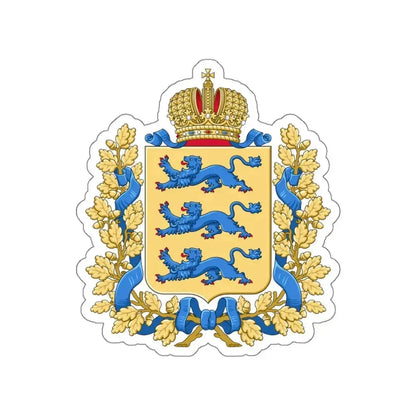 Coat of arms of Governorate of Estonia STICKER Vinyl Die-Cut Decal 4 Inch - The Sticker Space