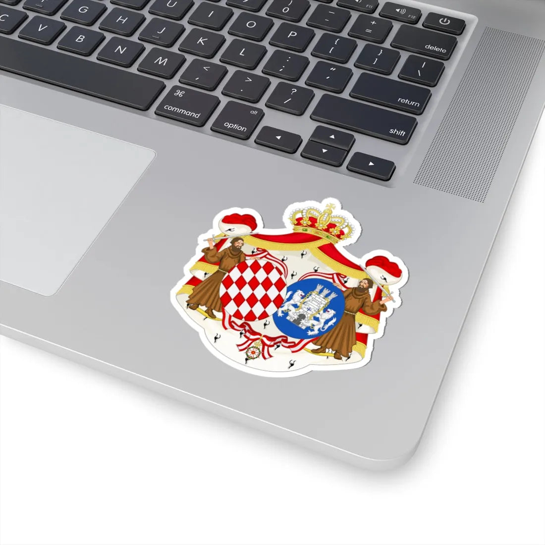Coat of Arms of Grace Princess of Monaco (Spain) (Coat of Arms) STICKER Vinyl Kiss-Cut Decal - The Sticker Space