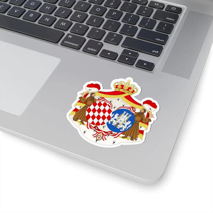 Coat of Arms of Grace Princess of Monaco (Spain) (Coat of Arms) STICKER Vinyl Kiss-Cut Decal - The Sticker Space