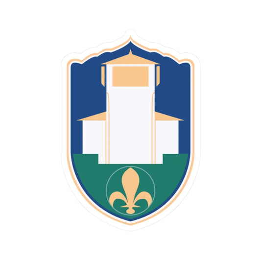 Coat of arms of Gradačac (Bosnia and Herzegovina) (Coat of Arms) STICKER Vinyl Kiss-Cut Decal 2 Inch White - The Sticker Space