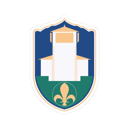 Coat of arms of Gradačac (Bosnia and Herzegovina) (Coat of Arms) STICKER Vinyl Kiss-Cut Decal 3 Inch White - The Sticker Space