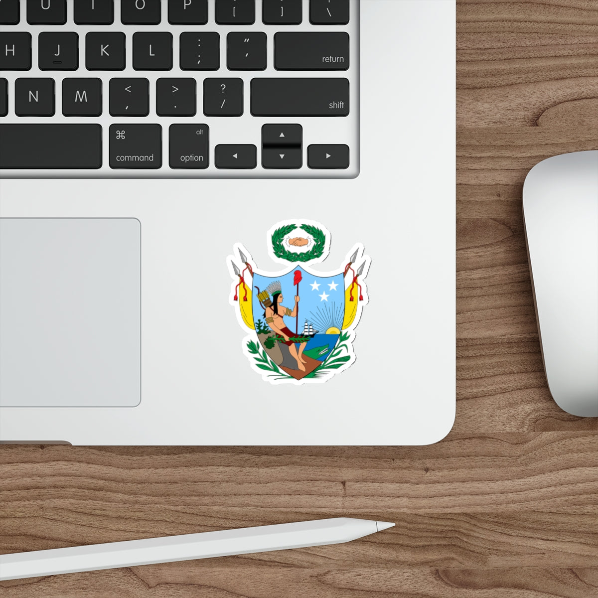 Coat of arms of Gran Colombia (1819) STICKER Vinyl Die-Cut Decal-The Sticker Space