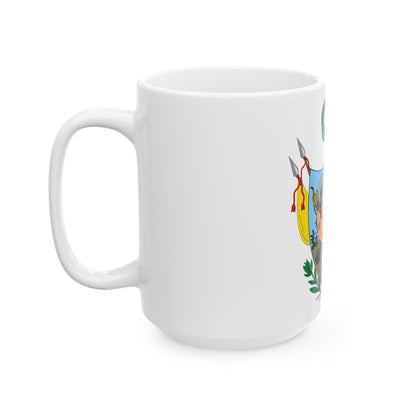 Coat of arms of Gran Colombia (1819) - White Coffee Mug-The Sticker Space