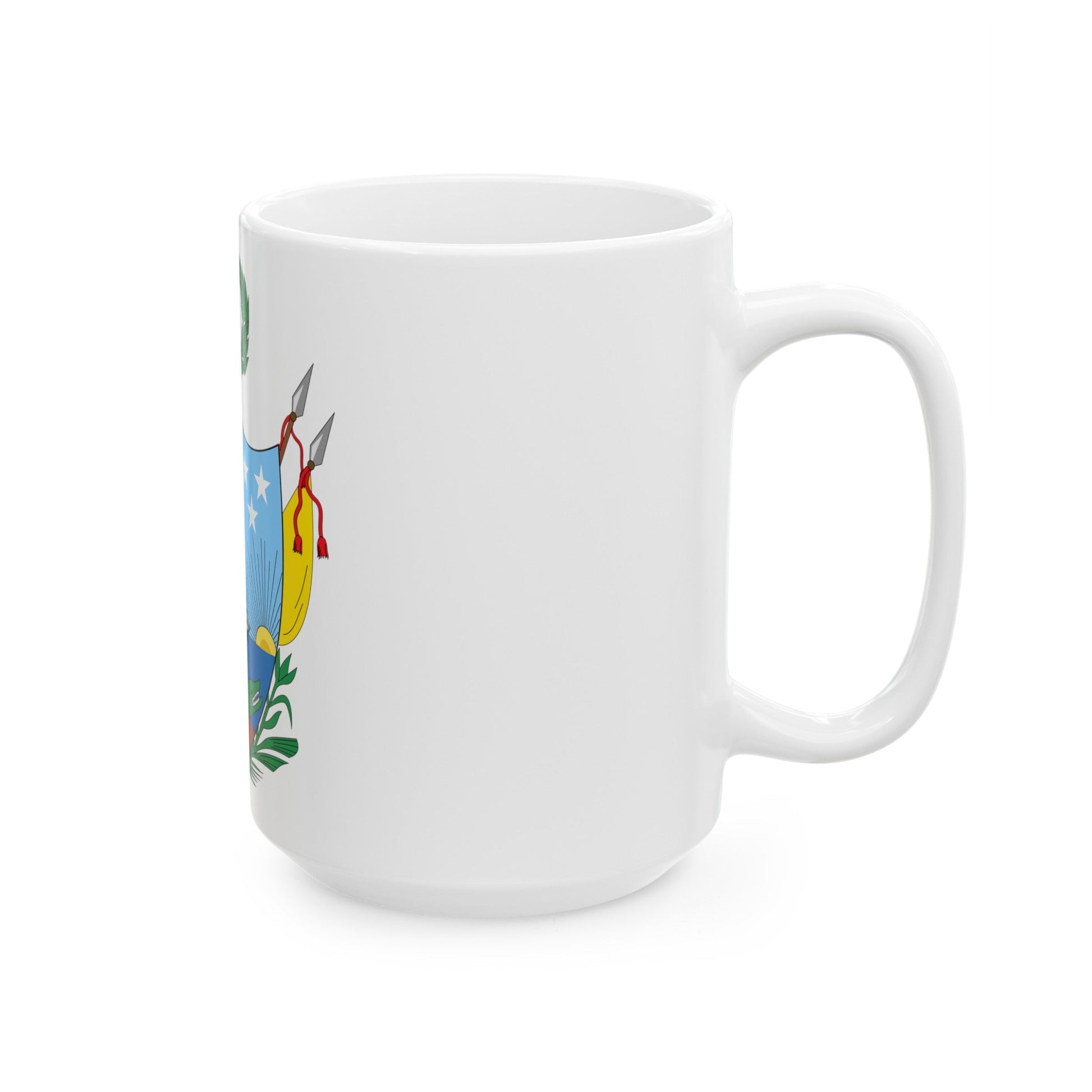 Coat of arms of Gran Colombia (1819) - White Coffee Mug-The Sticker Space